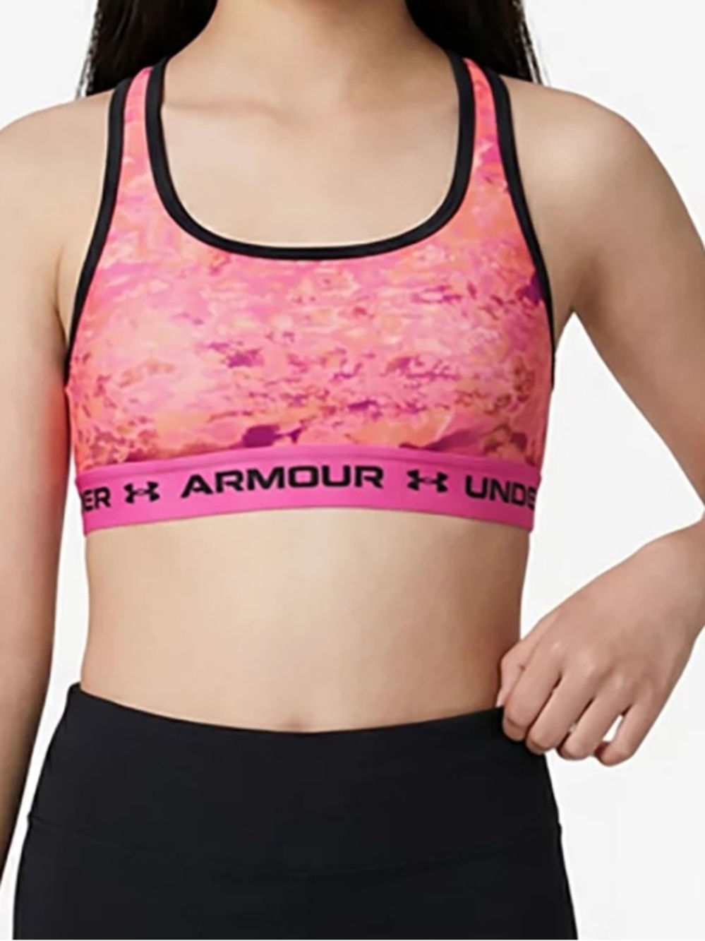 TWO Under Armour Crossback Printed Sports Bra